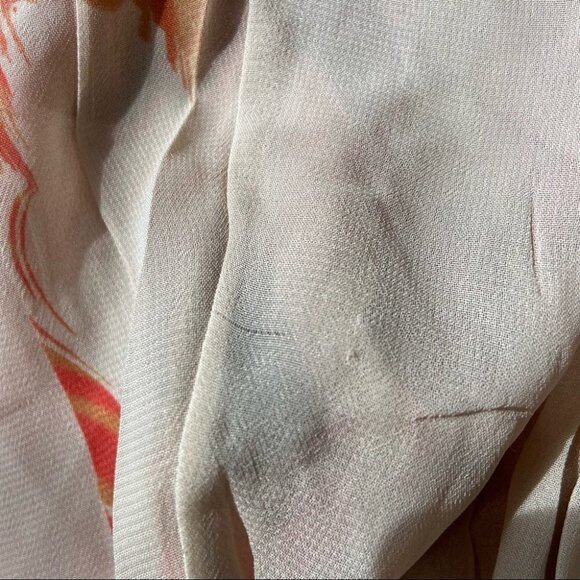 Impress Boho Print Dolman Sleeve Elastic Waist Hem Lightweight Blouse - Picture 16 of 16